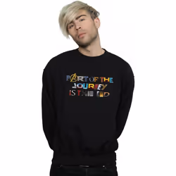 Marvel - Sweat AVENGERS ENDGAME PART OF THE JOURNEY - Homme (Noir)