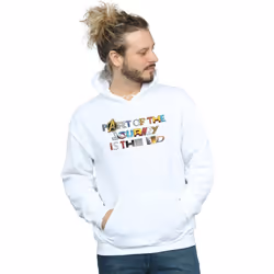Marvel - Sweat à capuche AVENGERS ENDGAME PART OF THE JOURNEY - Homme (Blanc)