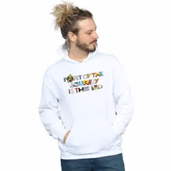 Marvel - Sweat à capuche AVENGERS ENDGAME PART OF THE JOURNEY - Homme (Blanc)