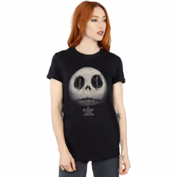 Disney - T-shirt NIGHTMARE BEFORE CHRISTMAS JACK'S - Femme (Noir)