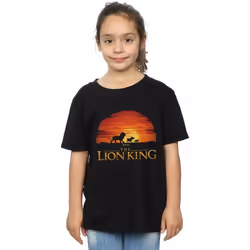 Disney - T-shirt THE LION KING - Fille (Noir)