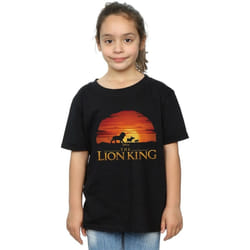 Disney - T-shirt THE LION KING - Fille (Noir)