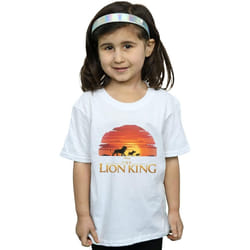 Disney - T-shirt THE LION KING - Fille (Blanc)