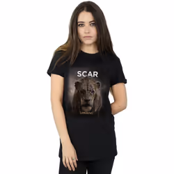 Disney - T-shirt THE LION KING - Femme (Noir)