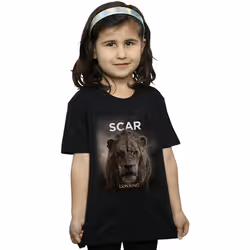 Disney - T-shirt THE LION KING - Fille (Noir)