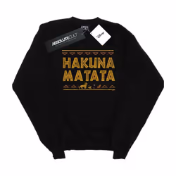 Disney - Sweat THE LION KING HAKUNA MATATA - Fille (Noir)