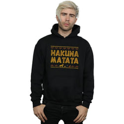 Disney - Sweat à capuche THE LION KING HAKUNA MATATA - Homme (Noir)