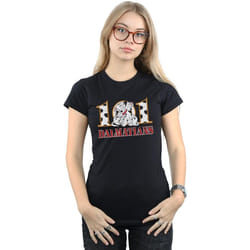 Disney - T-shirt DALMATIANS - Femme (Noir)