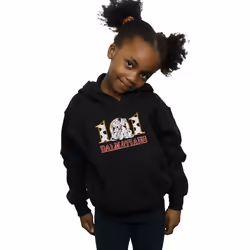 Disney - Sweat à capuche DALMATIANS - Fille (Noir)