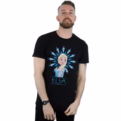Disney - T-shirt FROZEN - Homme (Noir)