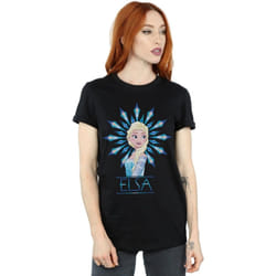 Disney - T-shirt FROZEN - Femme (Noir)