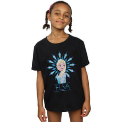 Disney - T-shirt FROZEN - Fille (Noir)