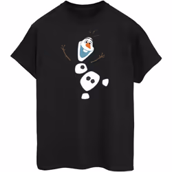 Disney - T-shirt FROZEN - Femme (Noir)