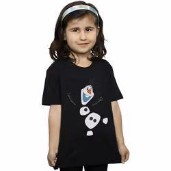 Disney - T-shirt FROZEN - Fille (Noir)