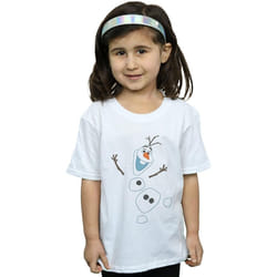 Disney - T-shirt FROZEN - Fille (Blanc)