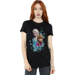 Disney - T-shirt FROZEN - Femme (Noir)