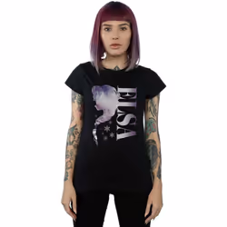 Disney - T-shirt FROZEN ICE KINGDOM - Femme (Noir)
