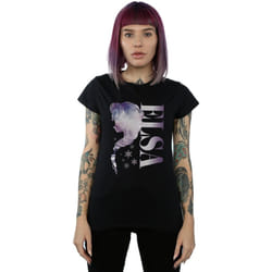 Disney - T-shirt FROZEN ICE KINGDOM - Femme (Noir)