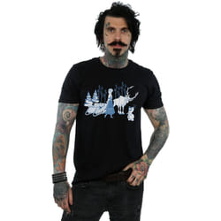 Disney - T-shirt FROZEN - Homme (Noir)