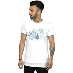 Disney - T-shirt FROZEN - Homme (Blanc)