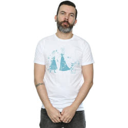 Disney - T-shirt FROZEN - Homme (Blanc)