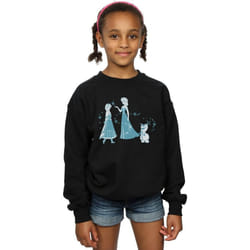 Disney - Sweat FROZEN - Fille (Noir)
