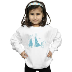 Disney - Sweat FROZEN - Fille (Blanc)