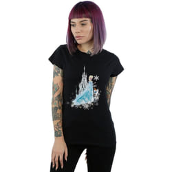 Disney - T-shirt FROZEN WINTER MAGIC - Femme (Noir)