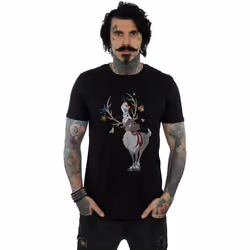 Disney - T-shirt FROZEN - Homme (Noir)