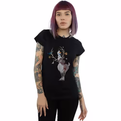 Disney - T-shirt FROZEN - Femme (Noir)