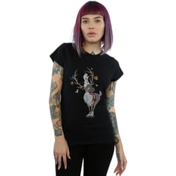 Disney - T-shirt FROZEN - Femme (Noir)