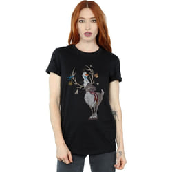Disney - T-shirt FROZEN - Femme (Noir)