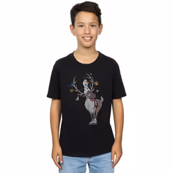 Disney - T-shirt FROZEN - Garçon (Noir)