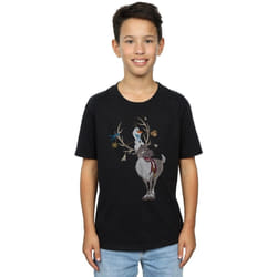 Disney - T-shirt FROZEN - Garçon (Noir)