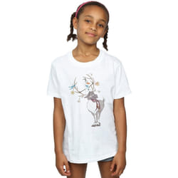 Disney - T-shirt FROZEN - Fille (Blanc)