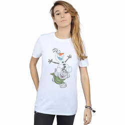 Disney - T-shirt FROZEN - Femme (Blanc)