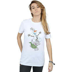 Disney - T-shirt FROZEN - Femme (Blanc)