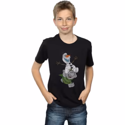 Disney - T-shirt FROZEN - Garçon (Noir)