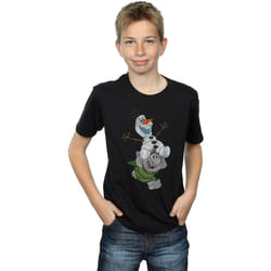 Disney - T-shirt FROZEN - Garçon (Noir)