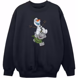 Disney - Sweat FROZEN - Fille (Noir)