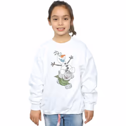 Disney - Sweat FROZEN - Fille (Blanc)