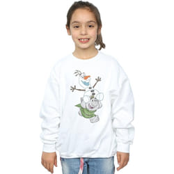 Disney - Sweat FROZEN - Fille (Blanc)