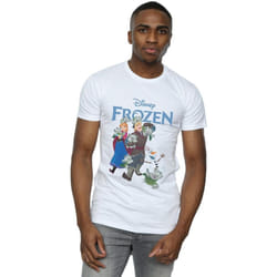 Disney - T-shirt FROZEN HAPPY TROLLS - Homme (Blanc)