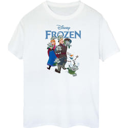 Disney - T-shirt FROZEN HAPPY TROLLS - Femme (Blanc)
