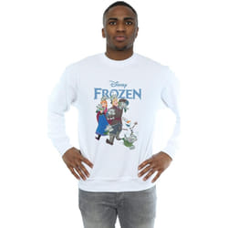 Disney - Sweat FROZEN HAPPY TROLLS - Homme (Blanc)