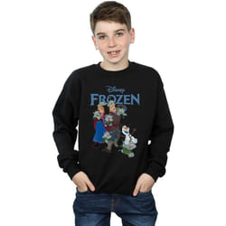 Disney - Sweat FROZEN HAPPY TROLLS - Garçon (Noir)