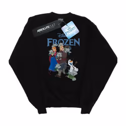 Disney - Sweat FROZEN HAPPY TROLLS - Fille (Noir)