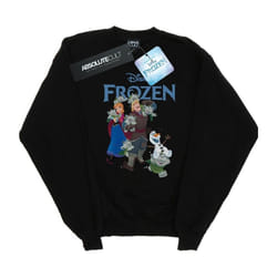 Disney - Sweat FROZEN HAPPY TROLLS - Fille (Noir)