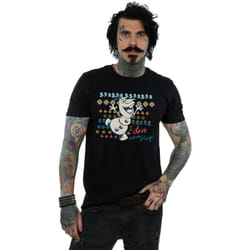 Disney - T-shirt FROZEN WARM HUGS - Homme (Noir)