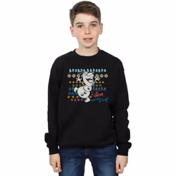 Disney - Sweat FROZEN WARM HUGS - Garçon (Noir)